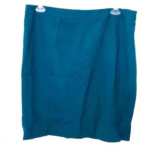 NWT- Halogen teal pencil skirt